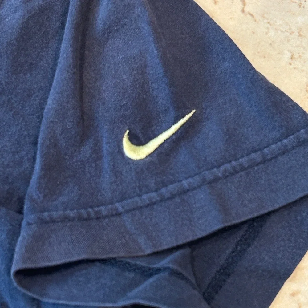 Nike Athletic Dept T Shirt Mens M Navy Blue Just Do It Swoosh Short Sleeve Tee